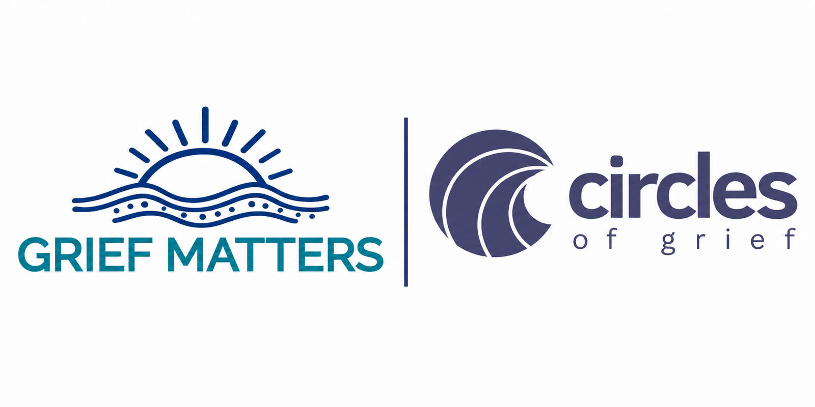Grief Matters and Circles of Grief logos.
